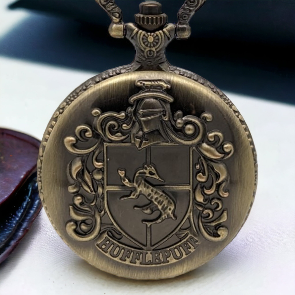 Harry Potter Hufflepuff NEW Gift Pocket Watch Hogwarts House Wizard